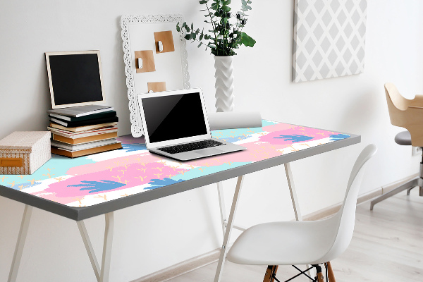 Sous main de bureau Empreintes de pas