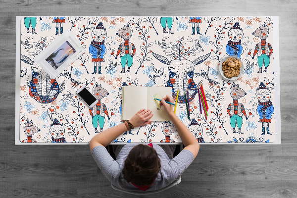 Sous main de bureau Animaux