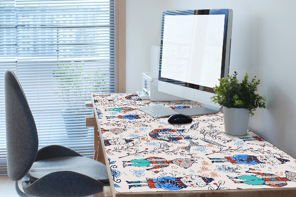 Sous main de bureau Animaux