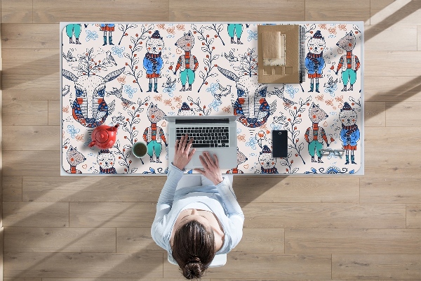 Sous main de bureau Animaux