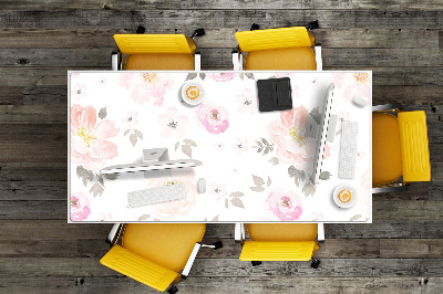 Sous main de bureau Motif floral