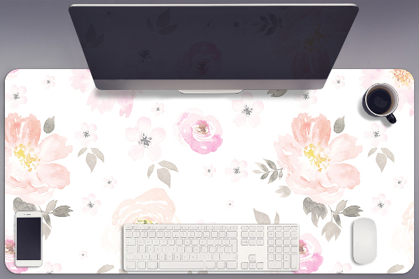 Sous main de bureau Motif floral
