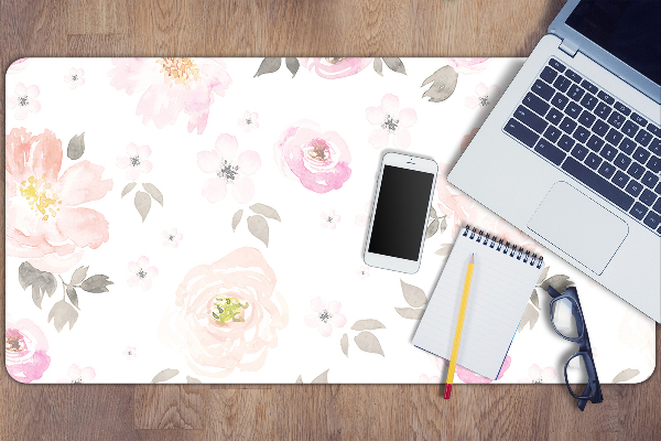 Sous main de bureau Motif floral