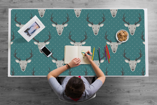 Sous main de bureau Cerf gris