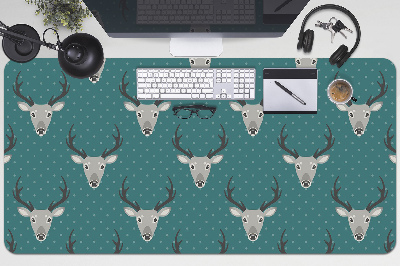 Sous main de bureau Cerf gris