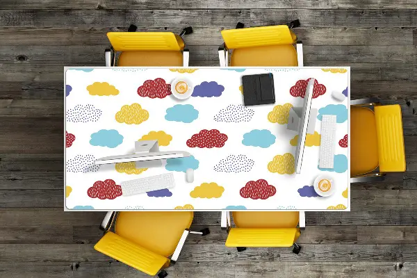 Tapis de bureau Nuages ​​colorés