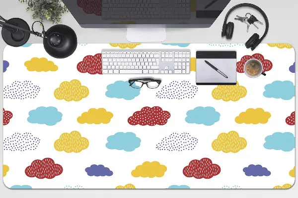 Tapis de bureau Nuages ​​colorés