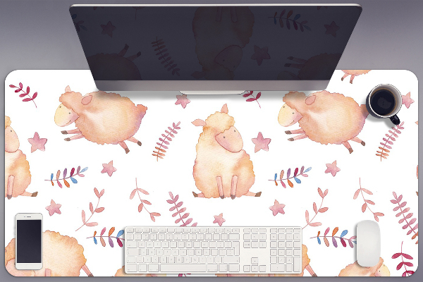 Sous main de bureau agneau