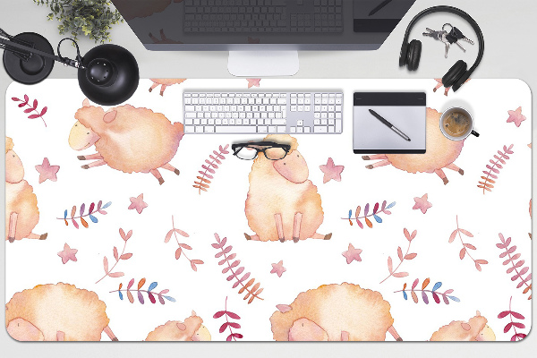 Sous main de bureau agneau
