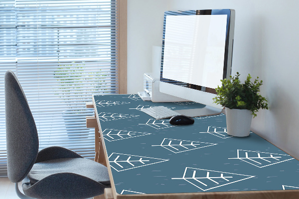 Tapis de bureau Forêt bleue