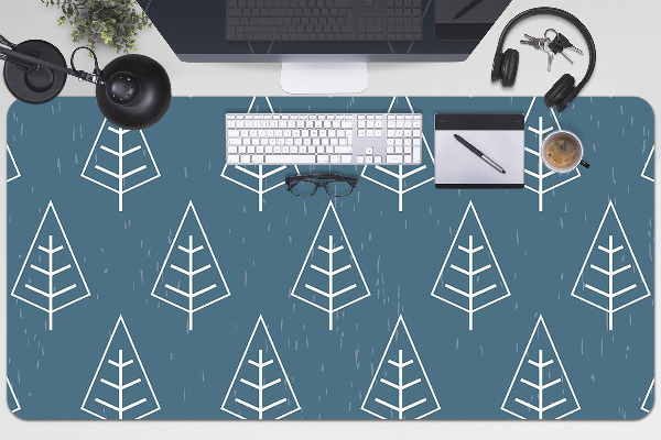 Tapis de bureau Forêt bleue