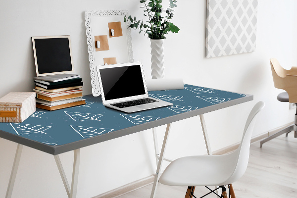 Tapis de bureau Forêt bleue