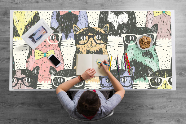 Sous main de bureau Chats