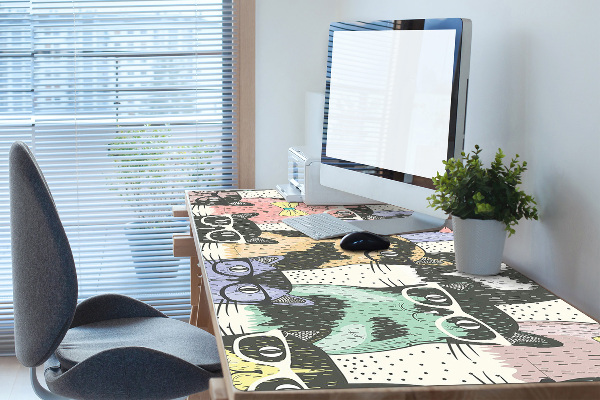 Sous main de bureau Chats