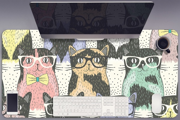 Sous main de bureau Chats