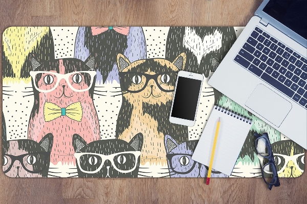 Sous main de bureau Chats