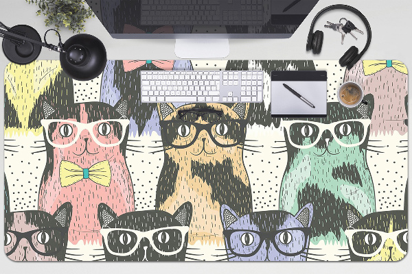 Sous main de bureau Chats
