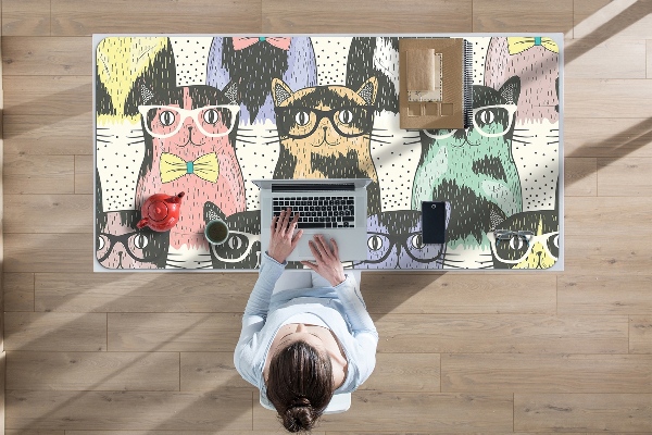 Sous main de bureau Chats