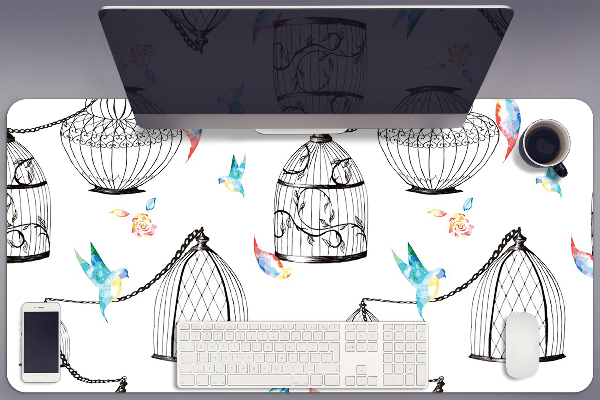 Protège bureau Cages d'oiseaux