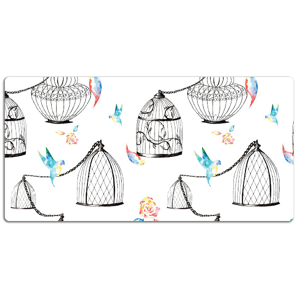 Protège bureau Cages d'oiseaux