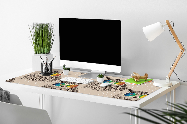 Sous-main bureau Hibou dans des lunettes
