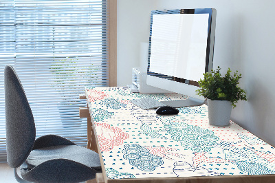 Tapis de bureau Nuages ​​et points