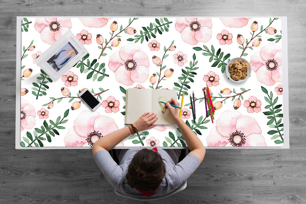 Sous main de bureau Fleur