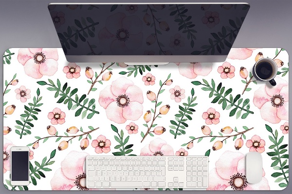 Sous main de bureau Fleur