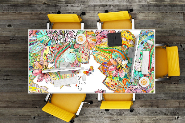 Tapis de bureau Modèle de mandala