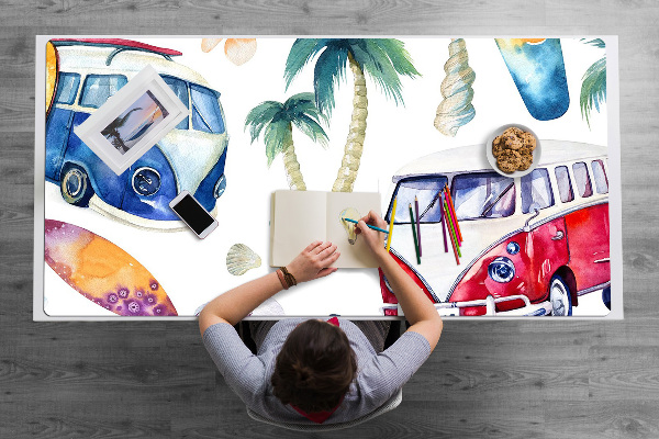 Tapis de bureau Plage de surfer
