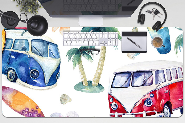 Tapis de bureau Plage de surfer