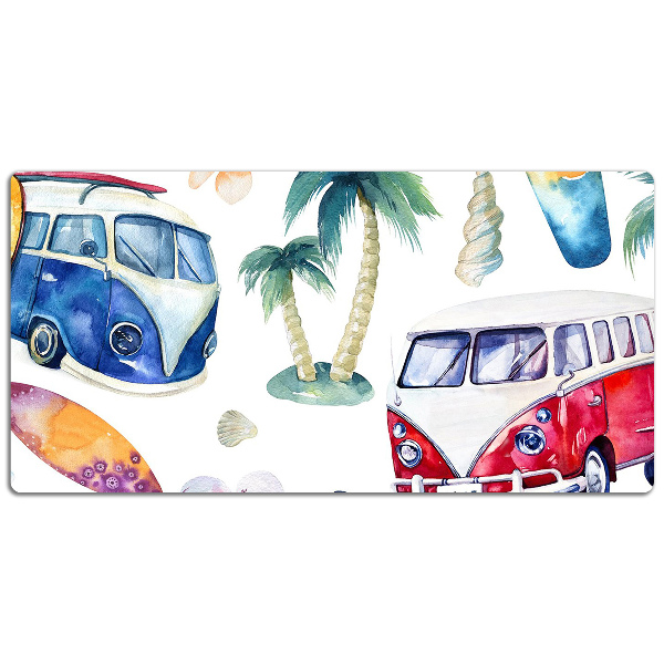 Tapis de bureau Plage de surfer