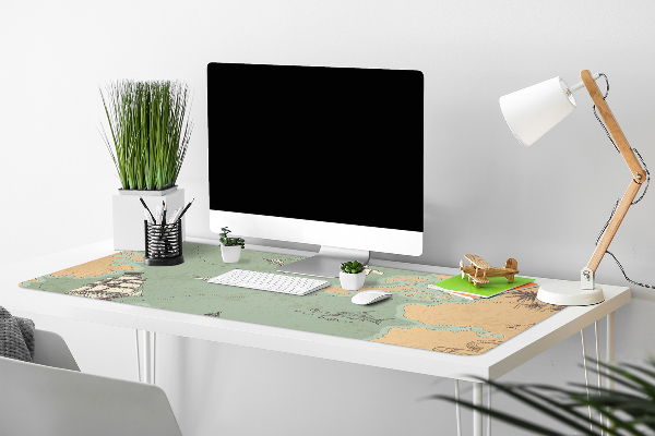 Tapis de bureau Carte au trésor