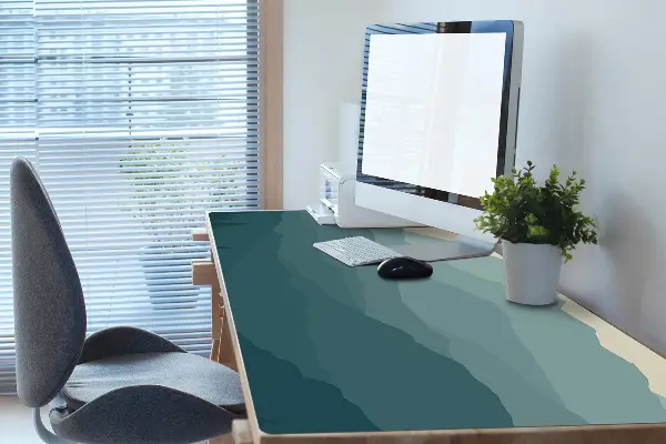 Sous main de bureau forêt