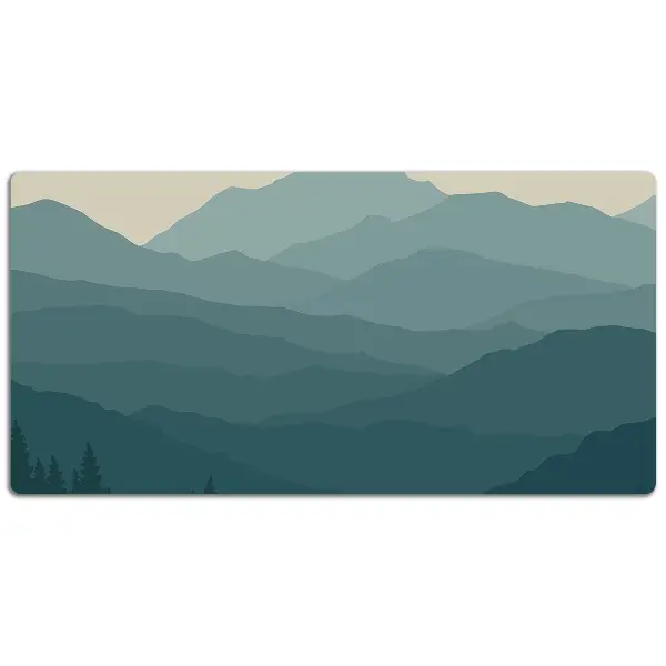 Sous main de bureau forêt