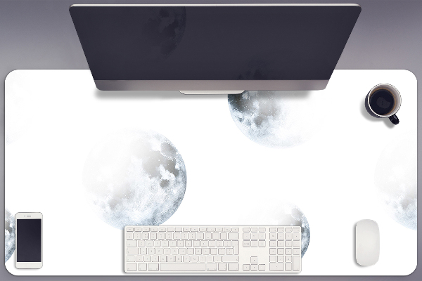 Sous-main bureau Image de la lune