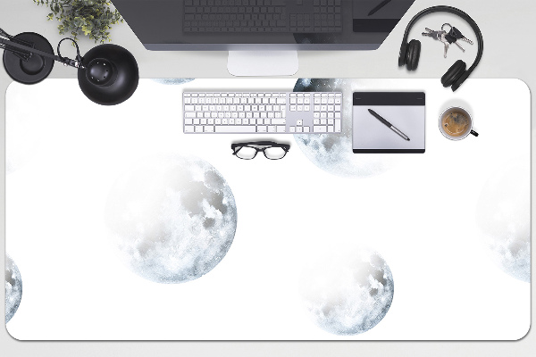 Sous-main bureau Image de la lune