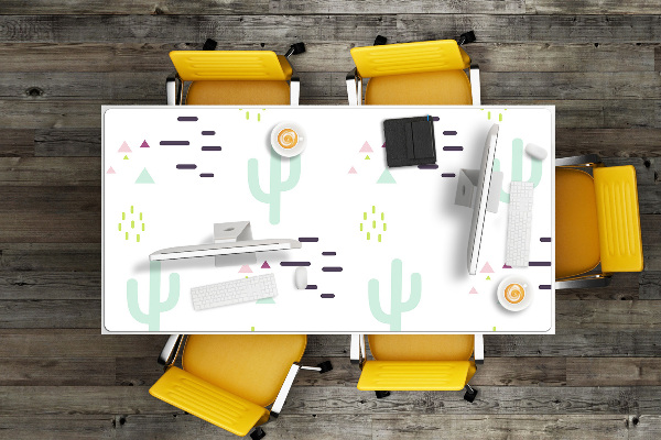 Sous main de bureau Cactus