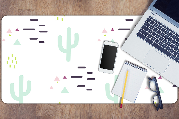 Sous main de bureau Cactus