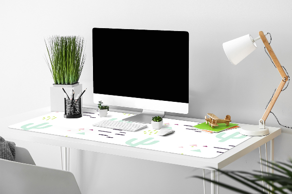 Sous main de bureau Cactus