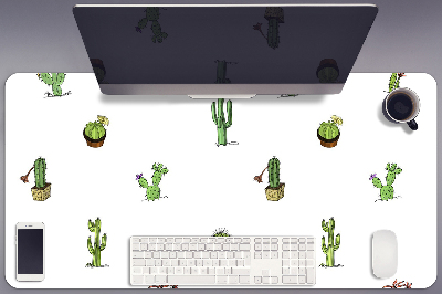 Sous main de bureau Cactus