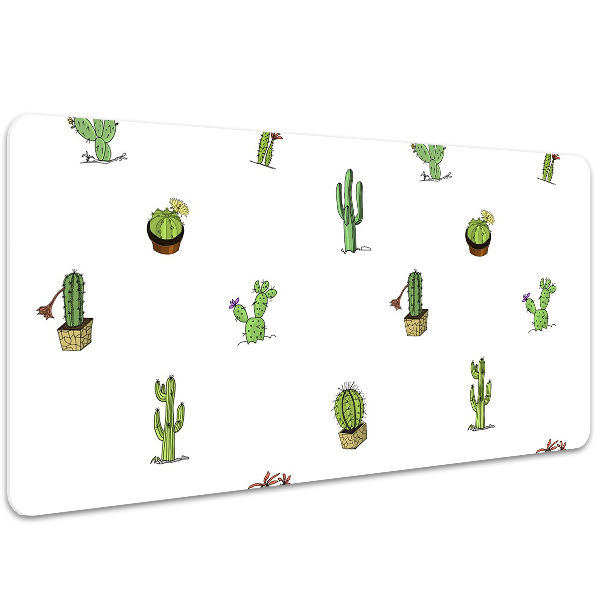 Sous main de bureau Cactus
