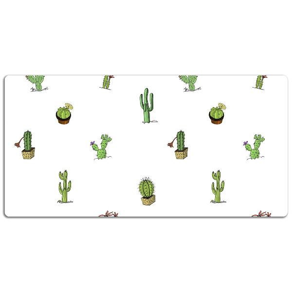 Sous main de bureau Cactus
