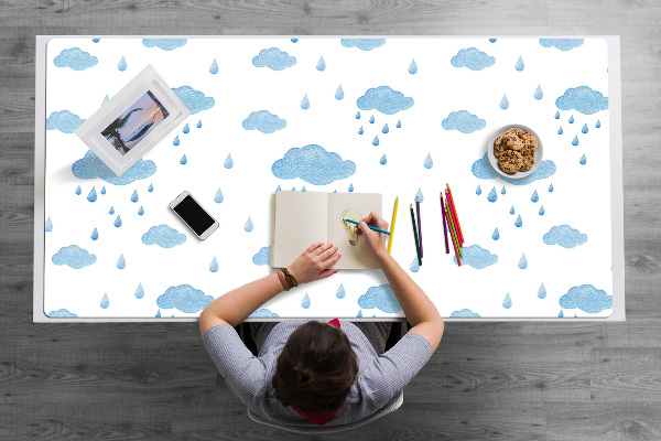 Sous-main bureau Nuages ​​de pluie