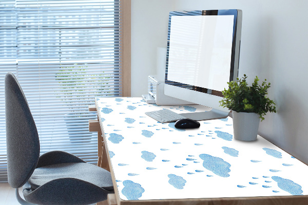 Sous-main bureau Nuages ​​de pluie