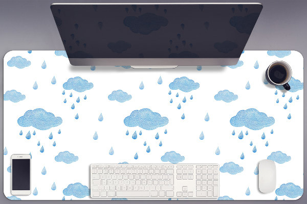 Sous-main bureau Nuages ​​de pluie