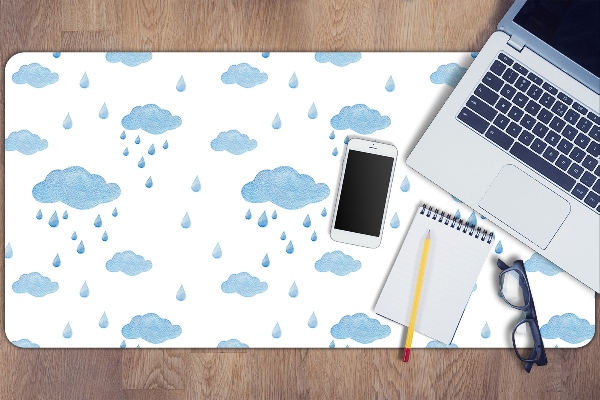Sous-main bureau Nuages ​​de pluie