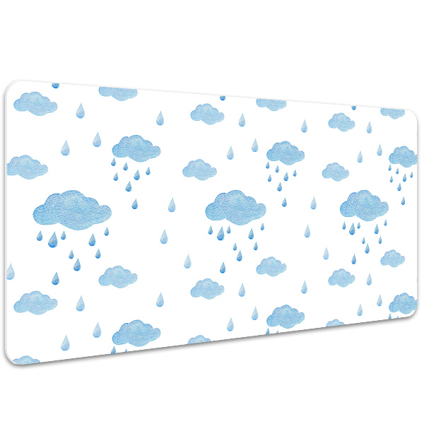 Sous-main bureau Nuages ​​de pluie