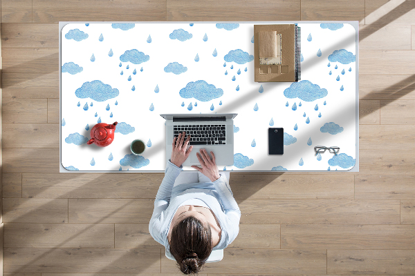 Sous-main bureau Nuages ​​de pluie
