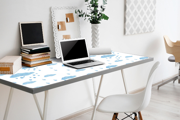 Sous-main bureau Nuages ​​de pluie